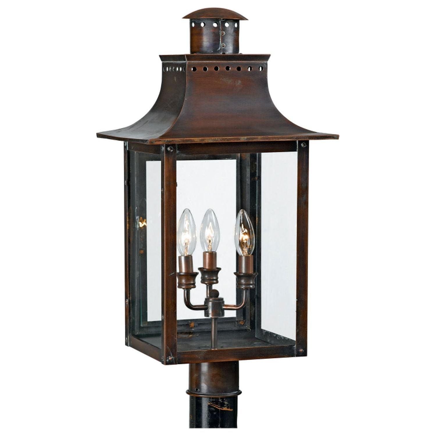 Quoizel - Chalmers Outdoor Post Lantern - CM9012AC - Canada Light Shop