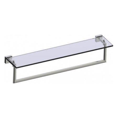 Kartners - Madrid Glass Shelf with Towel Rail - 262678-68 - Canada Light Shop