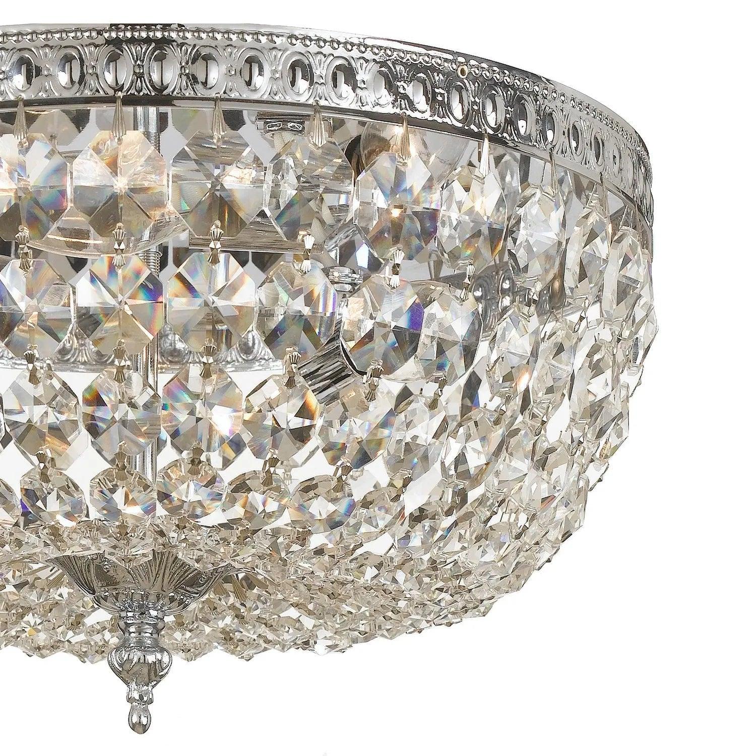 Crystorama - Ceiling Mount Three Light Ceiling Mount - 712-CH-CL-MWP - Canada Light Shop