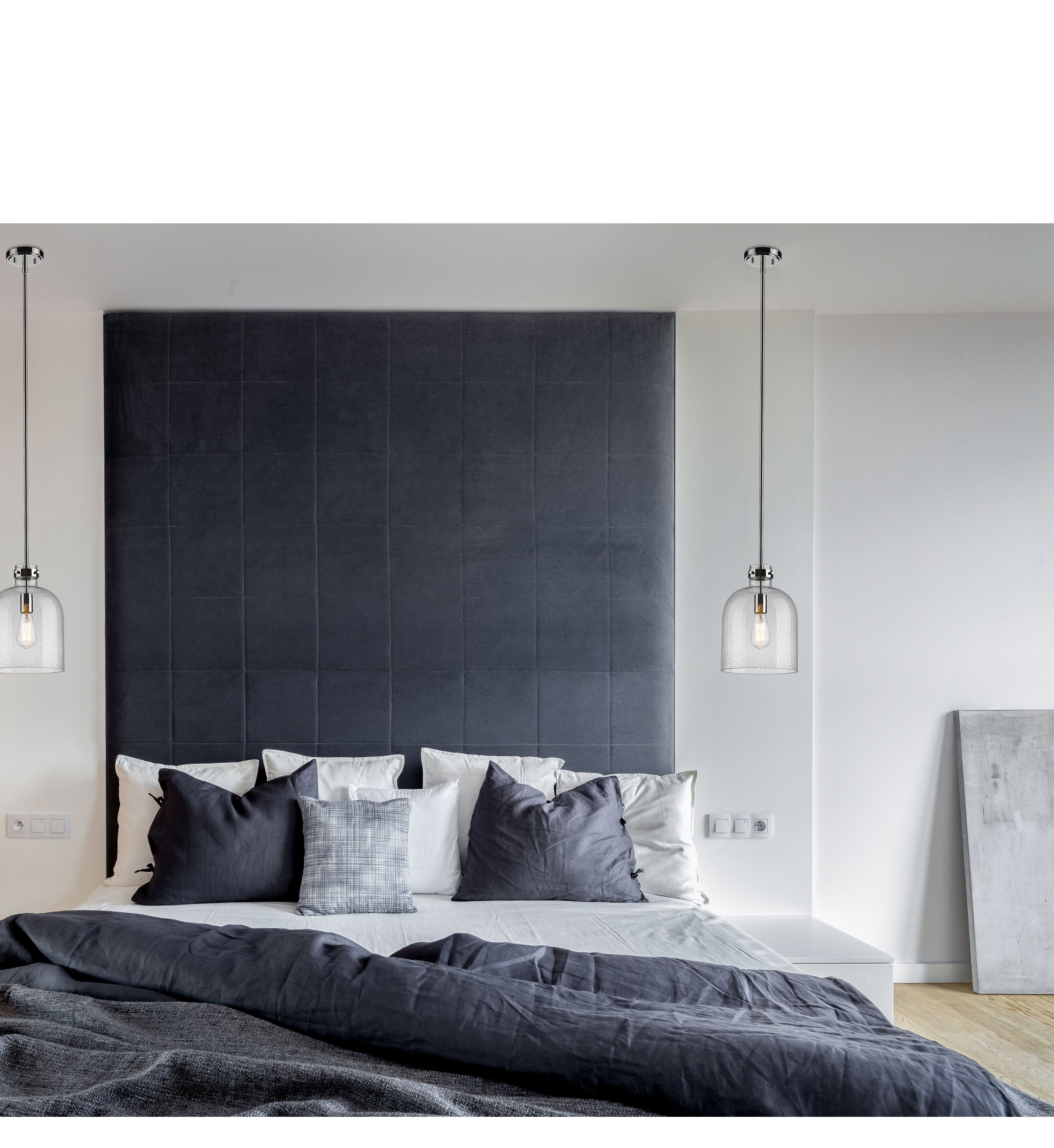 Z-Lite 817-9PN Pearson Pendant in Polished Nickel room shot