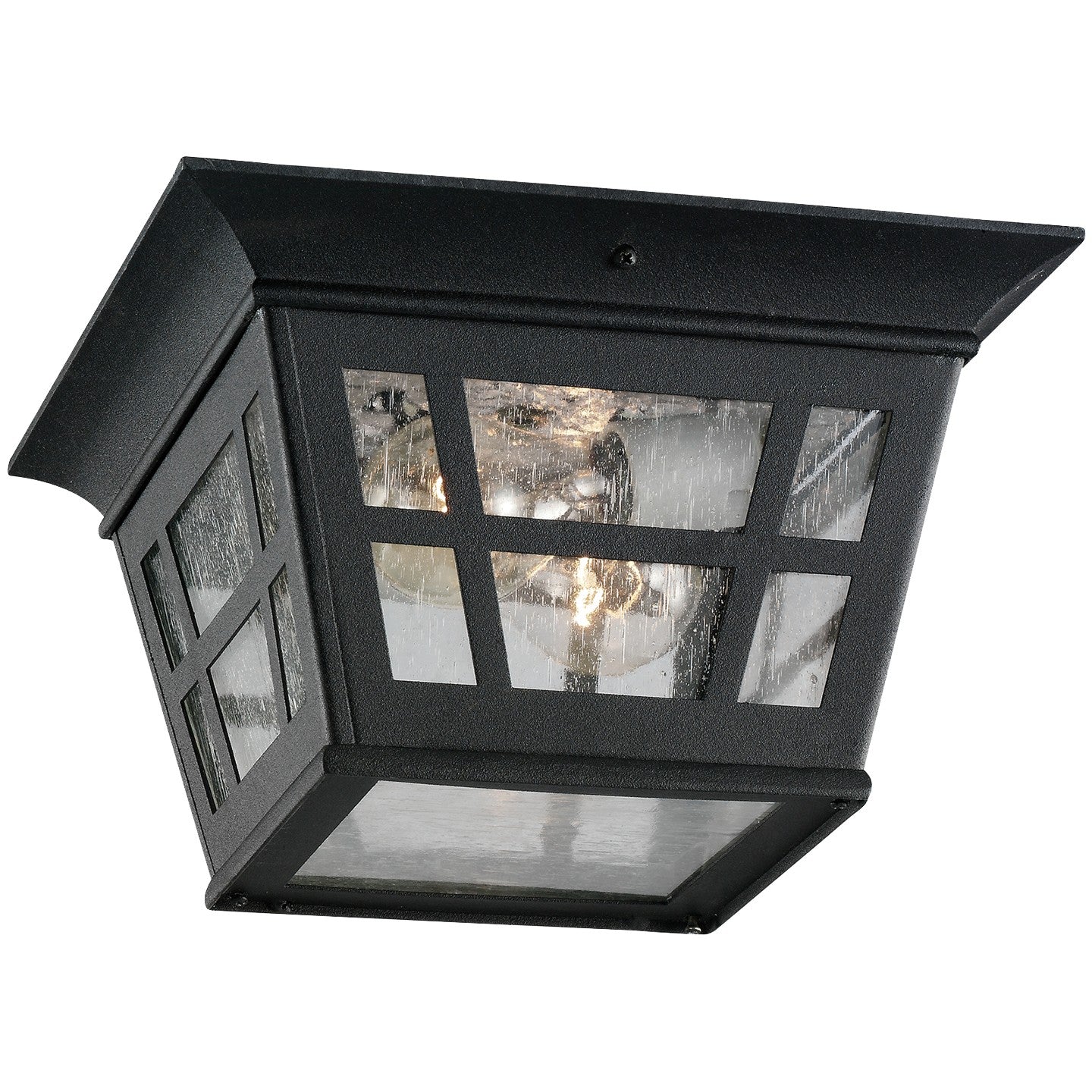 Generation Lighting Canada - 78131-12 - Two Light Outdoor Flush Mount - Herrington - Black