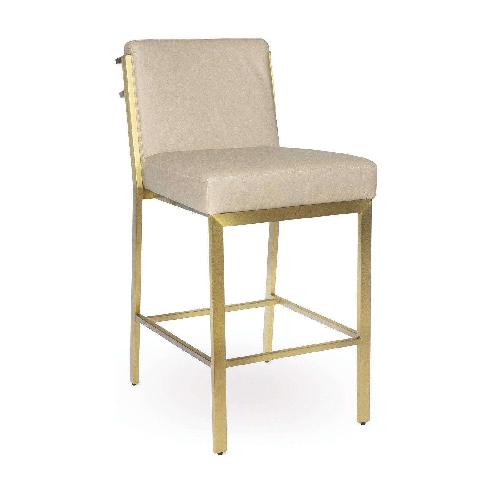 Regina Andrew - Chantal Leather Counter Stool - 32-1237 - Canada Light Shop