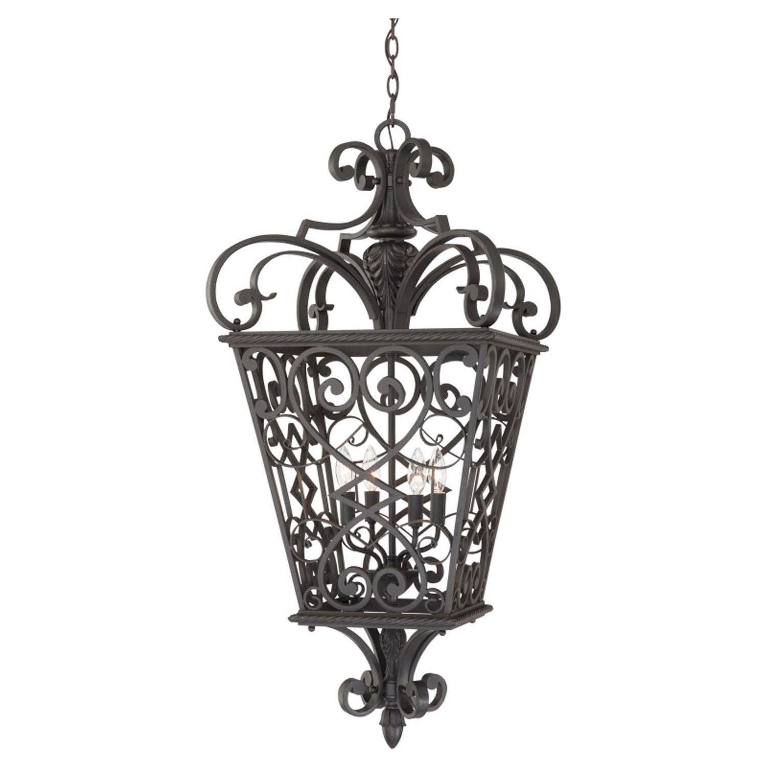 Quoizel - Fort Outdoor Hanging Lantern - FQ1920MK01 - Canada Light Shop