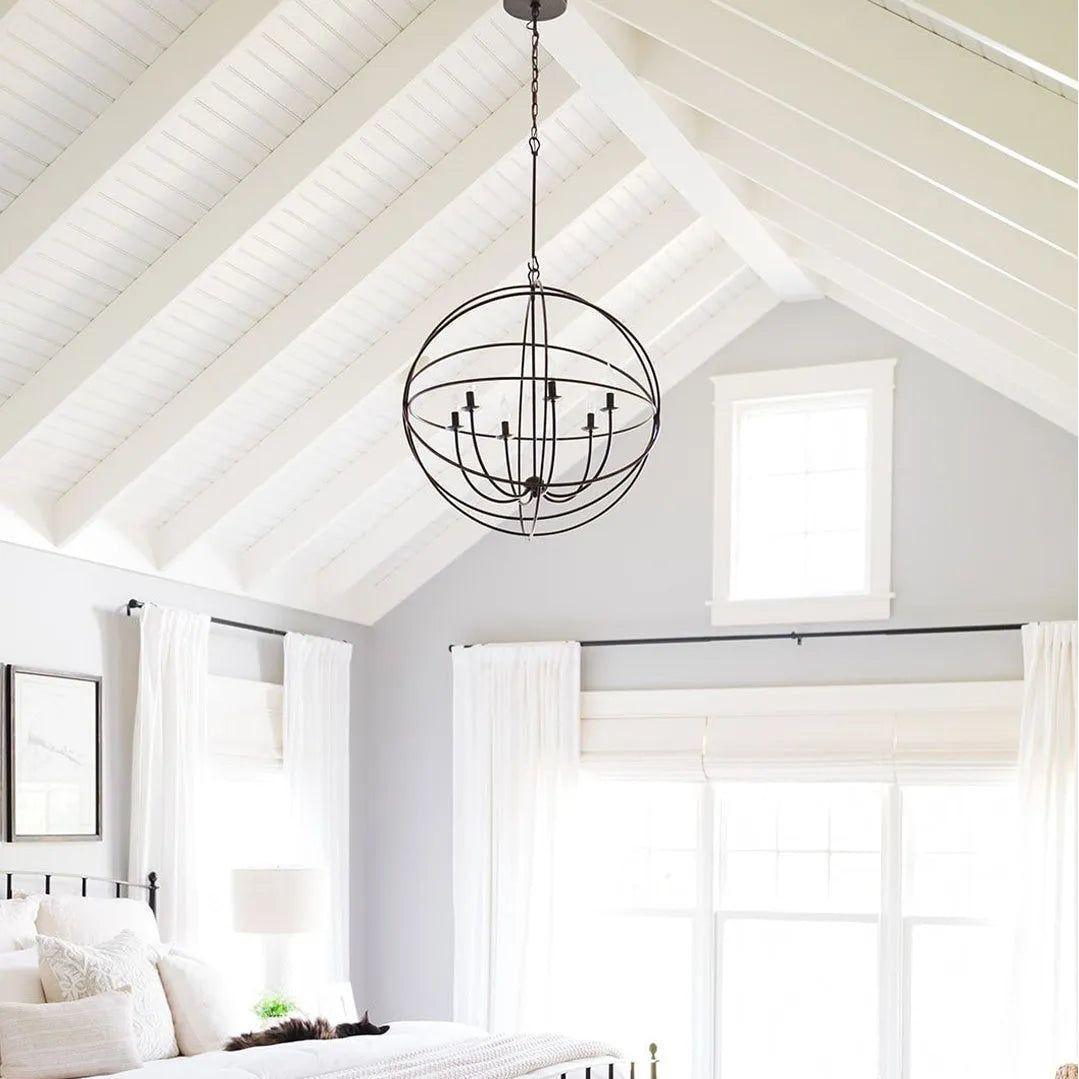 Crystorama - Solaris Six Light Chandelier - 9228-EB - Canada Light Shop