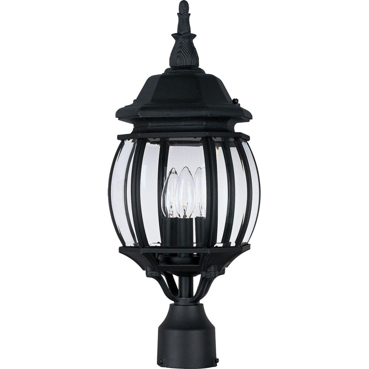 Maxim Lighting - Crown Hill Outdoor Pole/Post Lantern - 1038BK - Canada Light Shop