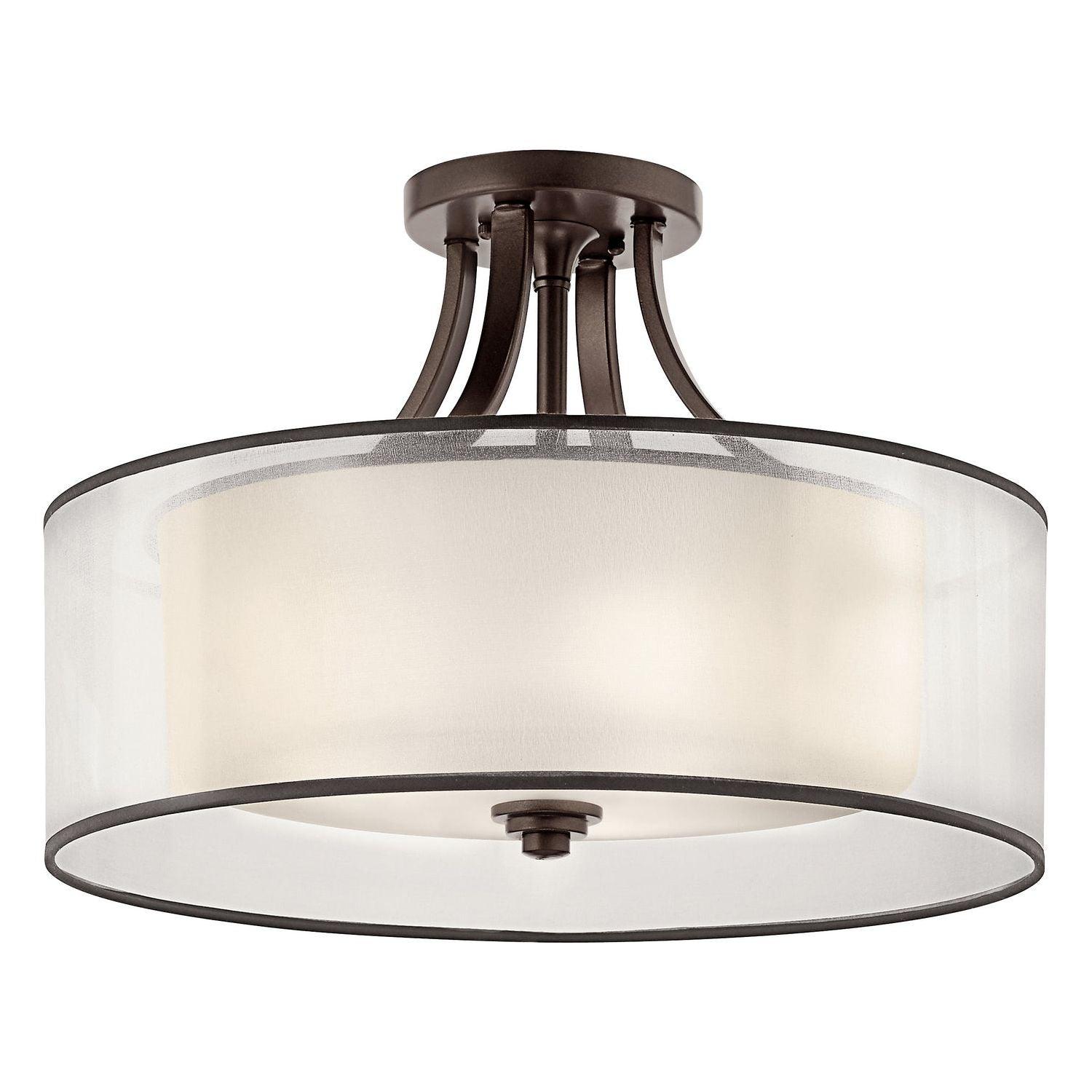 Kichler - Lacey Semi Flush Mount - 42387MIZ - Canada Light Shop