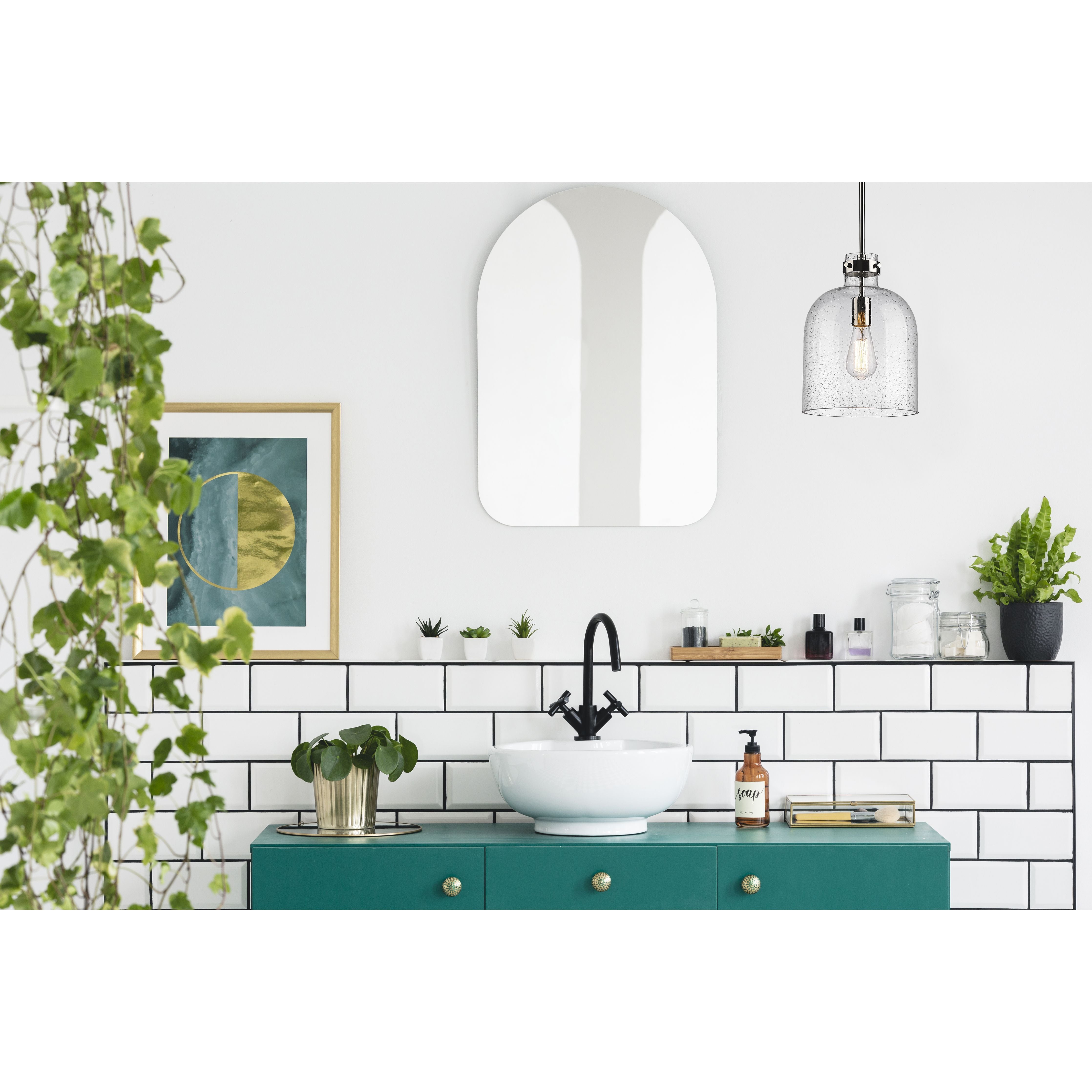 Z-Lite 817-9PN Pearson Pendant in Polished Nickel room shot 2