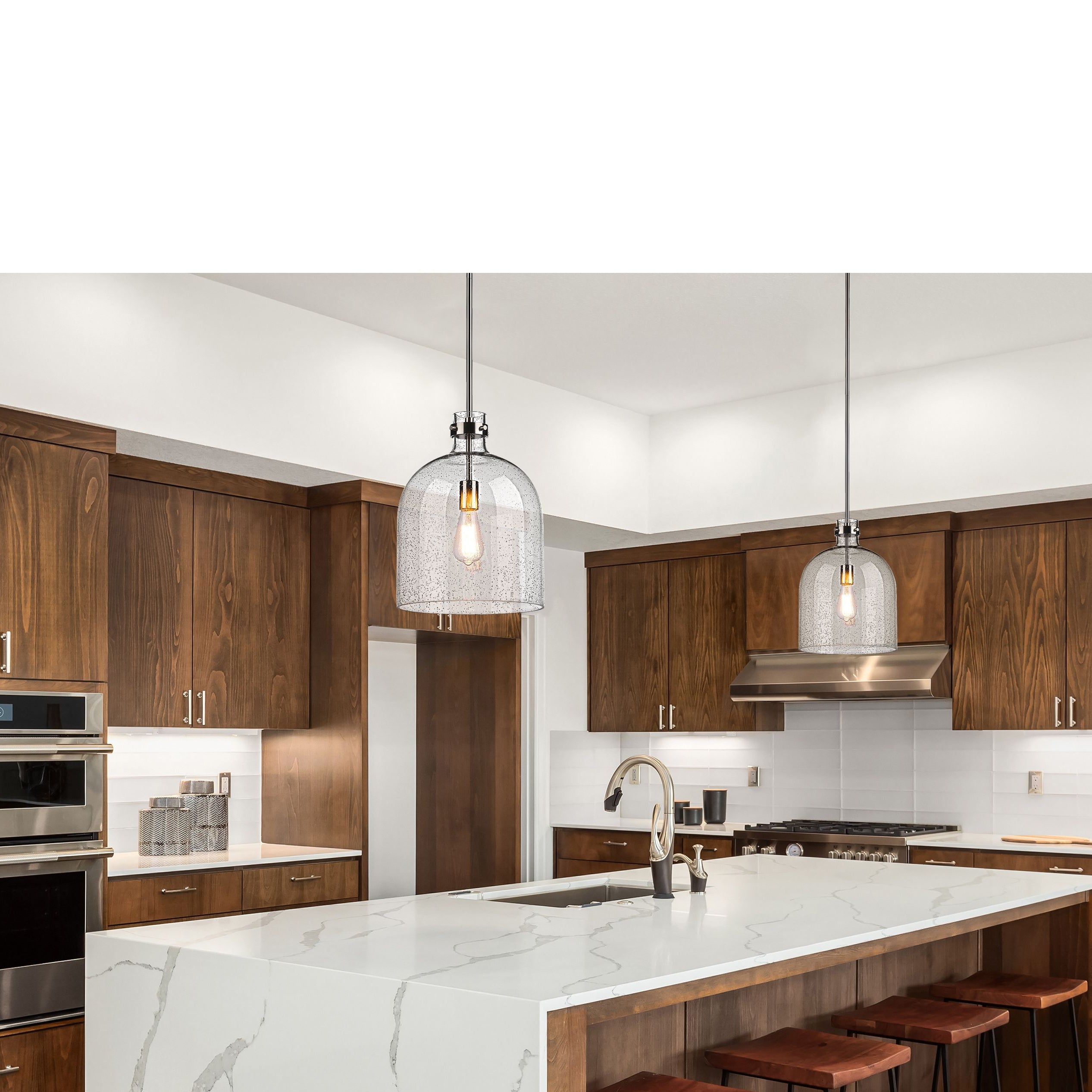 Z-Lite 817-12BN Pearson Pendant in Brushed Nickel room shot 2