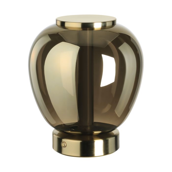 Thesis Lighting 390467A Fruitera LED Table Lamp in Brushed Gold