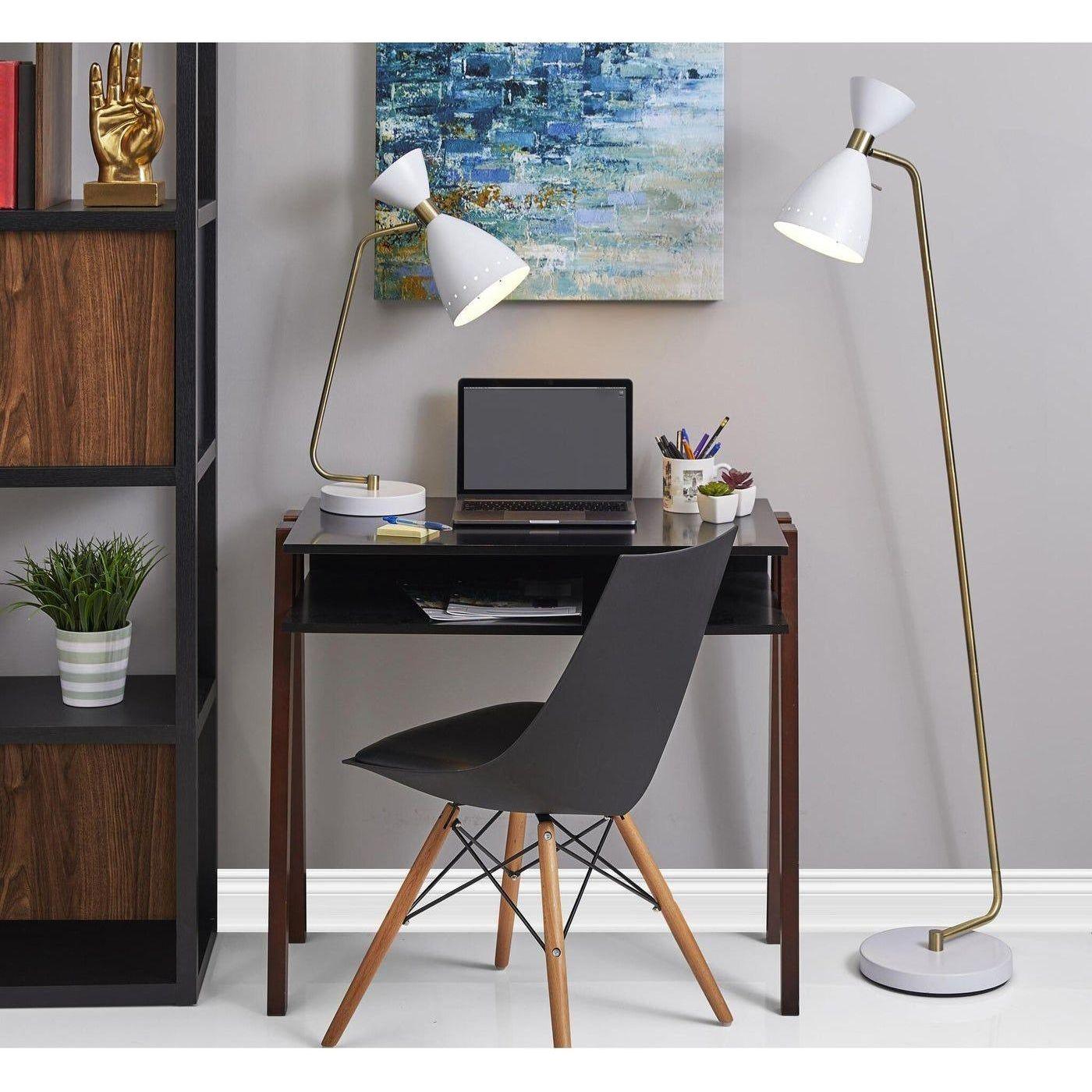 Adesso Home - Oscar Floor Lamp - 4283-02 - Canada Light Shop