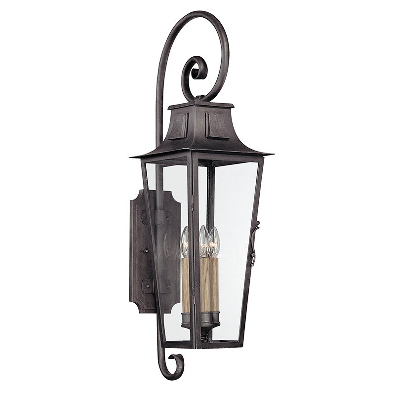 Troy Lighting Canada - B2963-APW - Four Light Wall Lantern - Parisian Square - Aged Pewter