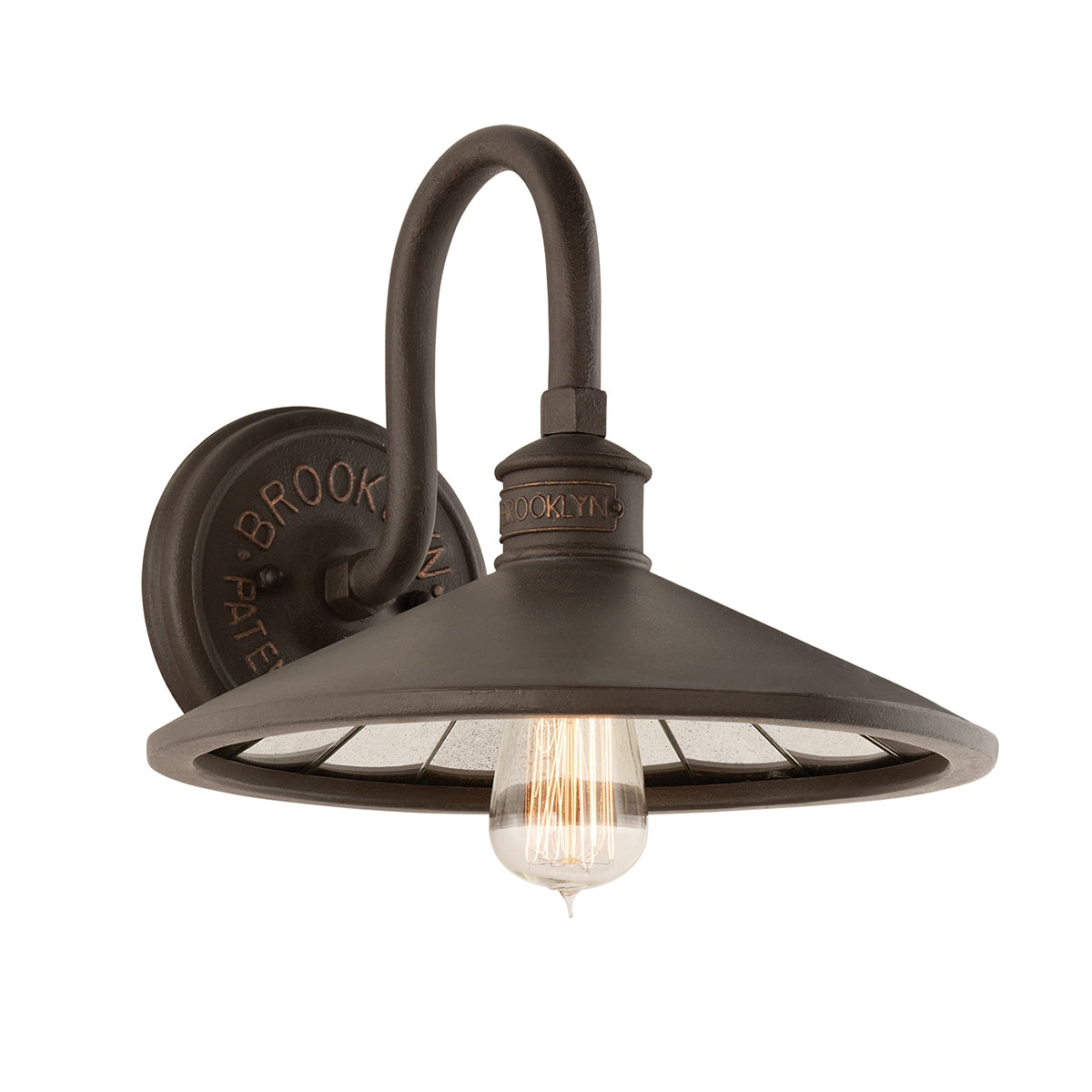Troy Lighting Canada - B3142-HBZ - One Light Wall Sconce - Brooklyn - Heritage Bronze