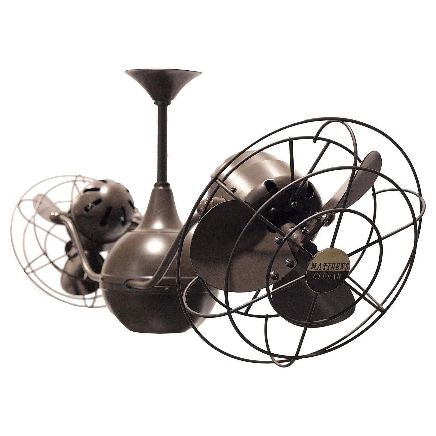 Matthews Fan Company - Vent-Bettina 42" Ceiling Fan - VB-BZZT-MTL - Canada Light Shop