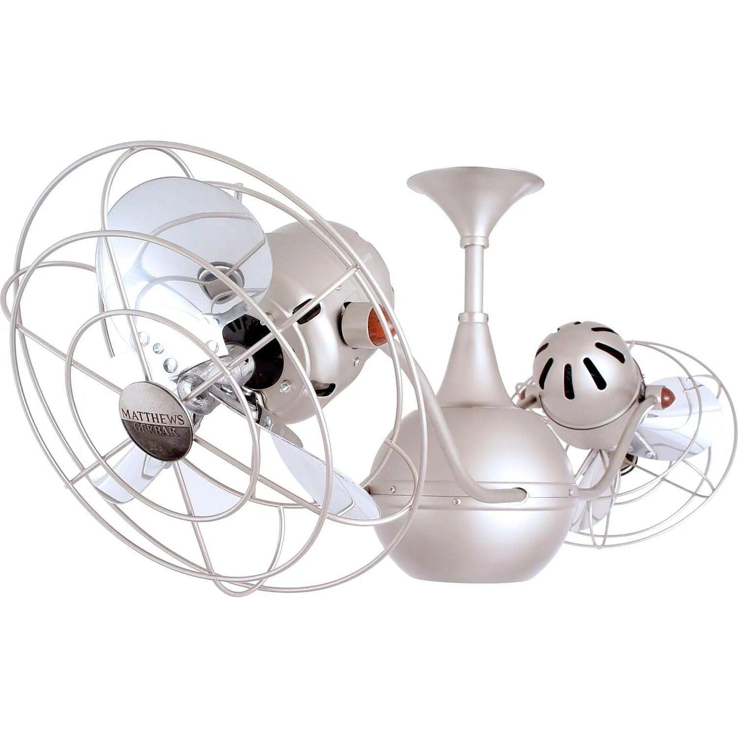Matthews Fan Company - Vent-Bettina 42" Ceiling Fan - Damp - VB-BN-MTL-DAMP - Canada Light Shop