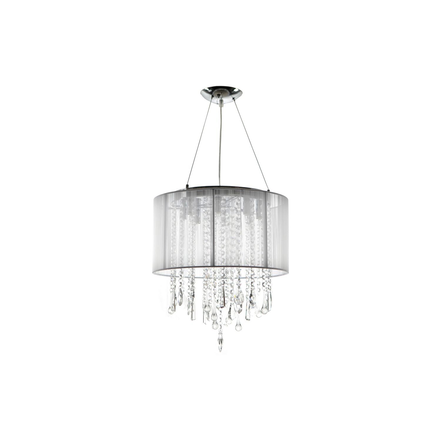 Avenue Lighting - HF1501-WHT - LED Dual Sconce - Beverly Dr. - White Silk String