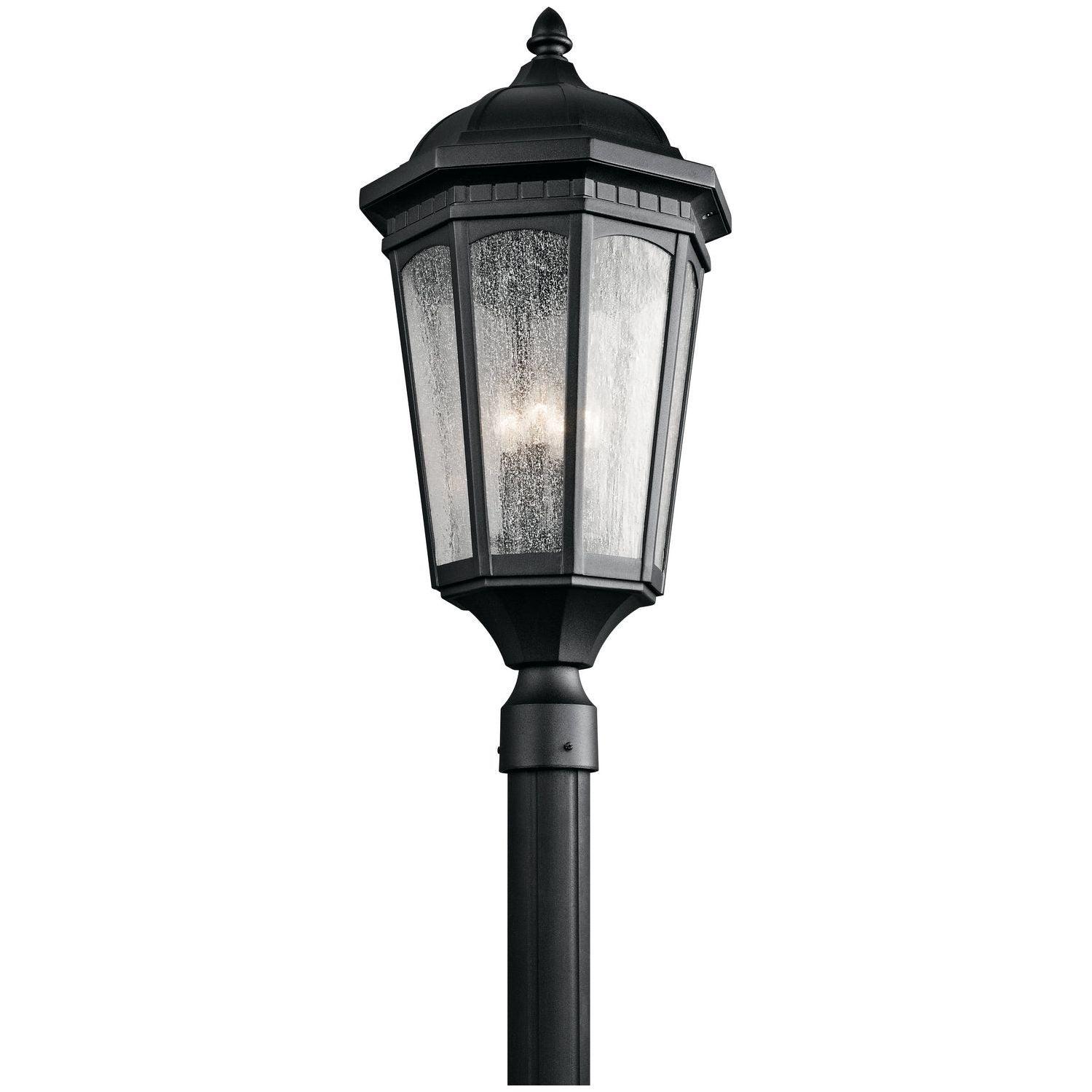 Kichler - Courtyard Outdoor Post Mount - 9533BKT - Canada Light Shop