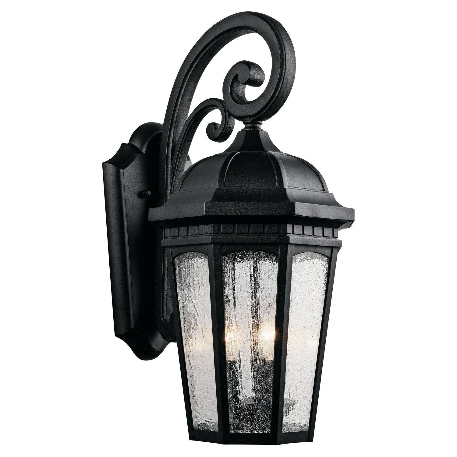 Kichler - Courtyard Outdoor Wall Mount - 9034BKT - Canada Light Shop