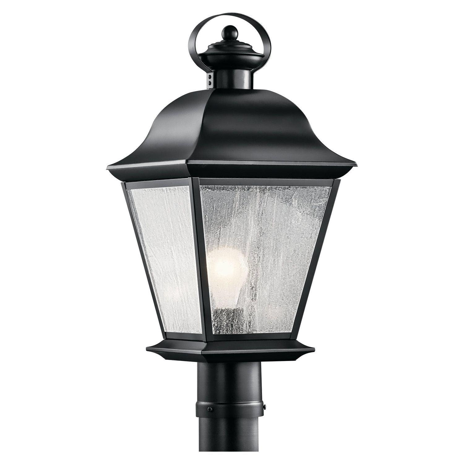 Kichler - Mount Vernon Outdoor Post Mount - 9909BK - Canada Light Shop