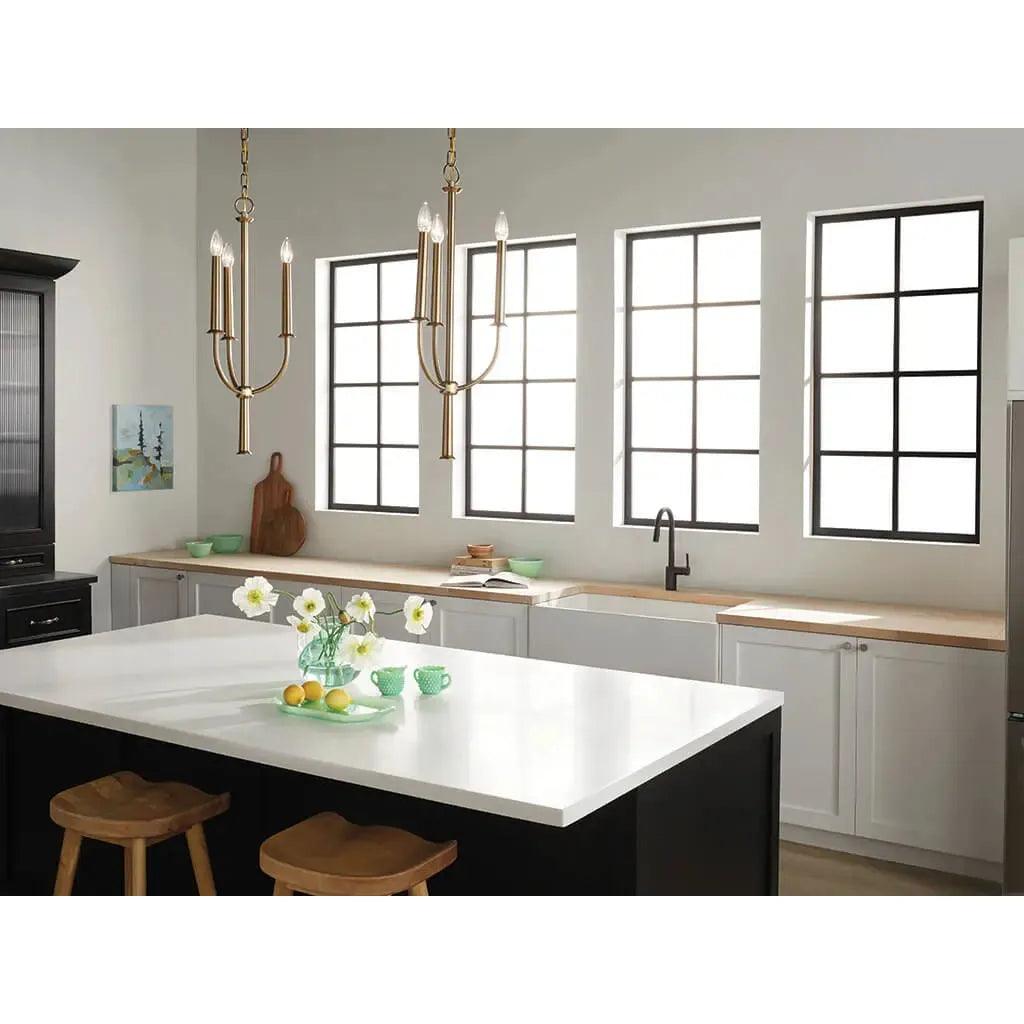 Kichler - Florence Mini Chandelier - 52496BNB - Canada Light Shop