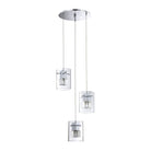 Kendal Lighting - Metro Pan Light - PF44-3LPA-CH - Canada Light Shop