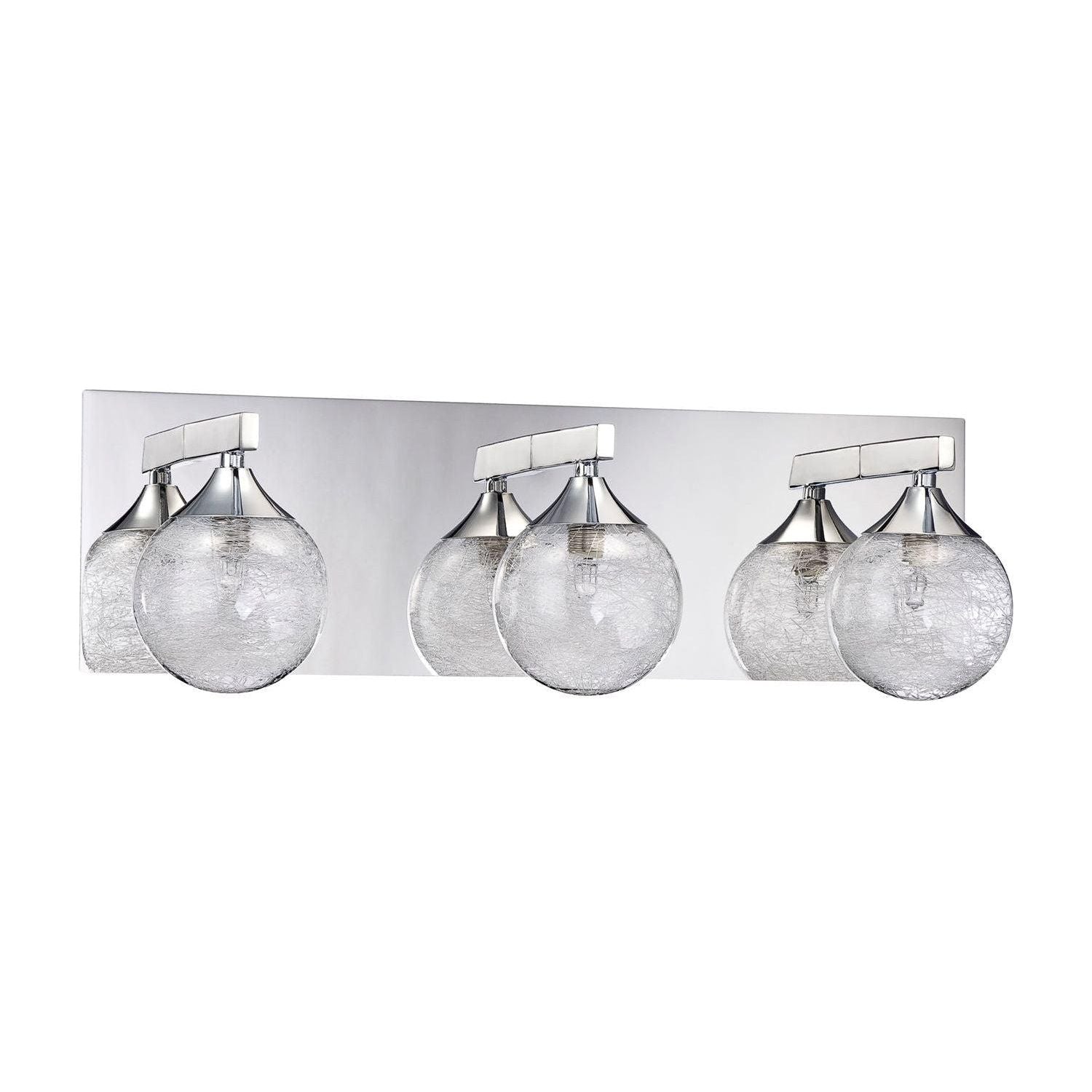 Kendal Lighting - Fybra Vanity Light - VF4100-3L-CH - Canada Light Shop