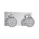Kendal Lighting - Crys Vanity Light - VF4200-2L-CH - Canada Light Shop