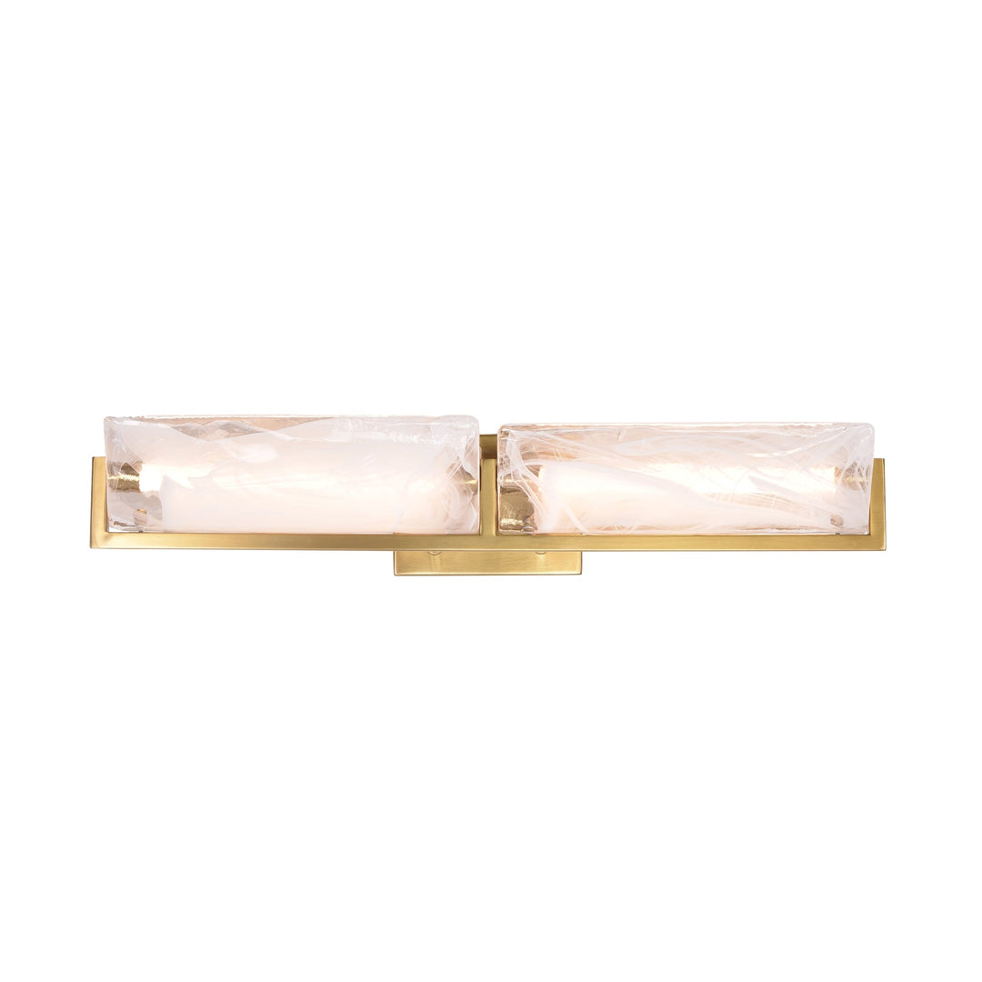 Varaluz - 531B02SB - LED Bath Fixture - Mingle - Satin Brass