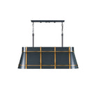 Varaluz - 536N04ZNCBRZ - Four Light Linear Pendant - Brasserie - Blackened Zinc/Heritage Bronze