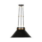 Varaluz - 540P01ABLKBRZ - One Light Pendant - Mood Swings - Heritage Black/Heritage Bronze