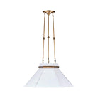 Varaluz - 540P01BWHTBRZ - One Light Pendant - Mood Swings - Heritage White/Heritage Bronze