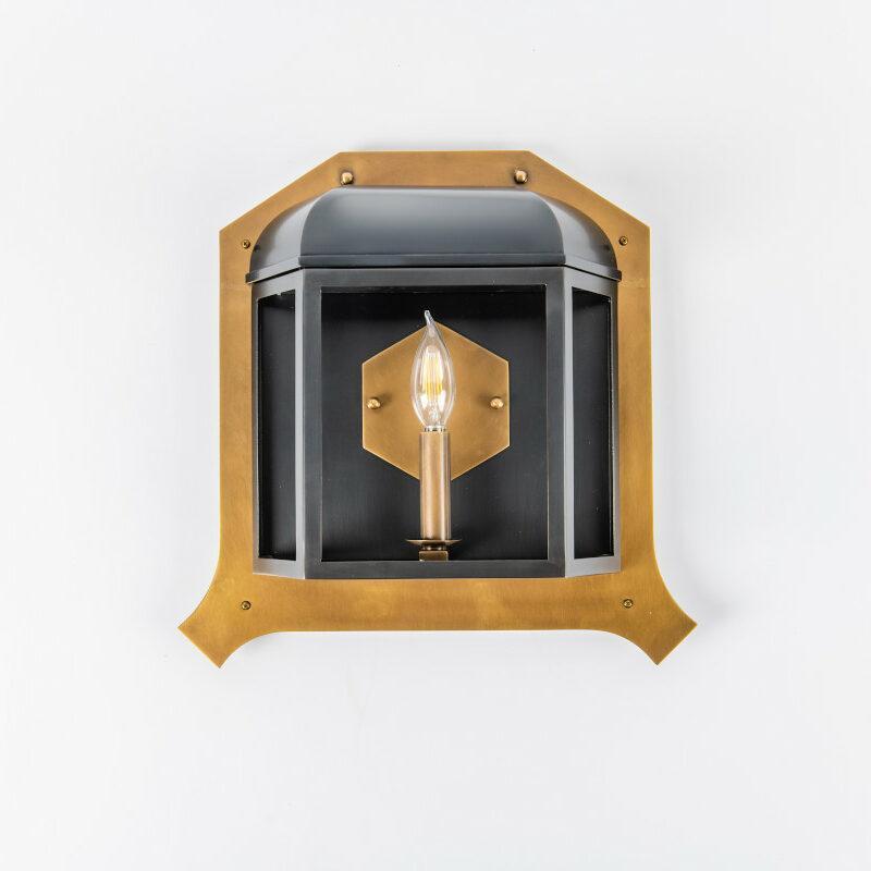 Varaluz - 542W01ZNCBRZ - One Light Wall Sconce - Gaslighter - Blackened Zinc/Heritage Bronze