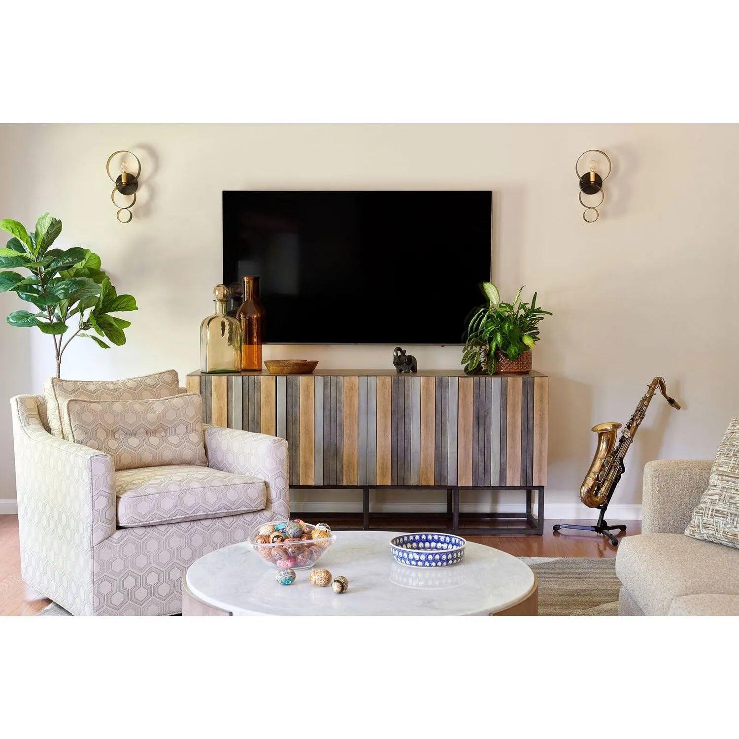 Crystorama - Luna One Light Wall Mount - 581-EB-GA - Canada Light Shop