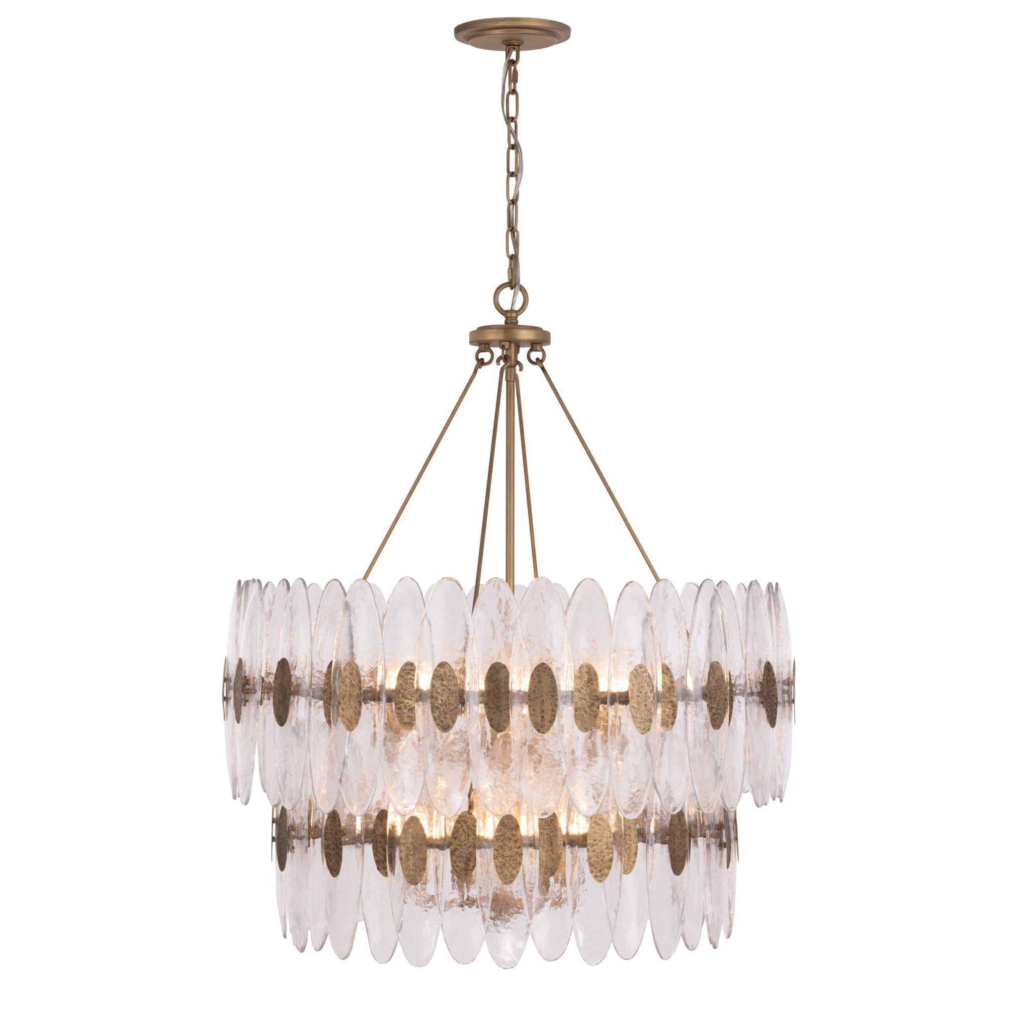 Varaluz - 557P14HG - 14 Light Pendant - Aurora - Havana Gold