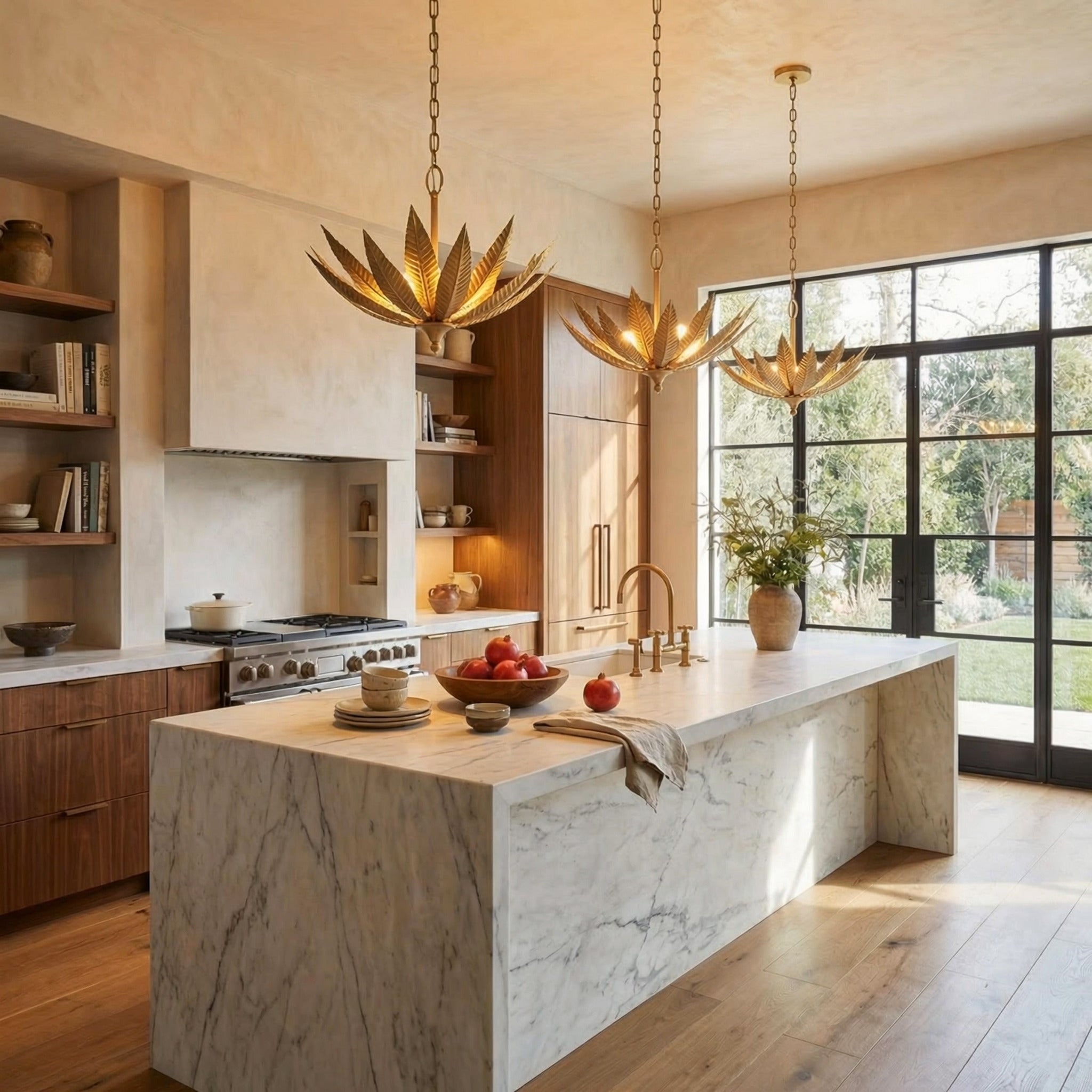 Varaluz - 563P03BK - Three Light Pendant - Zanara - Brass Kisser