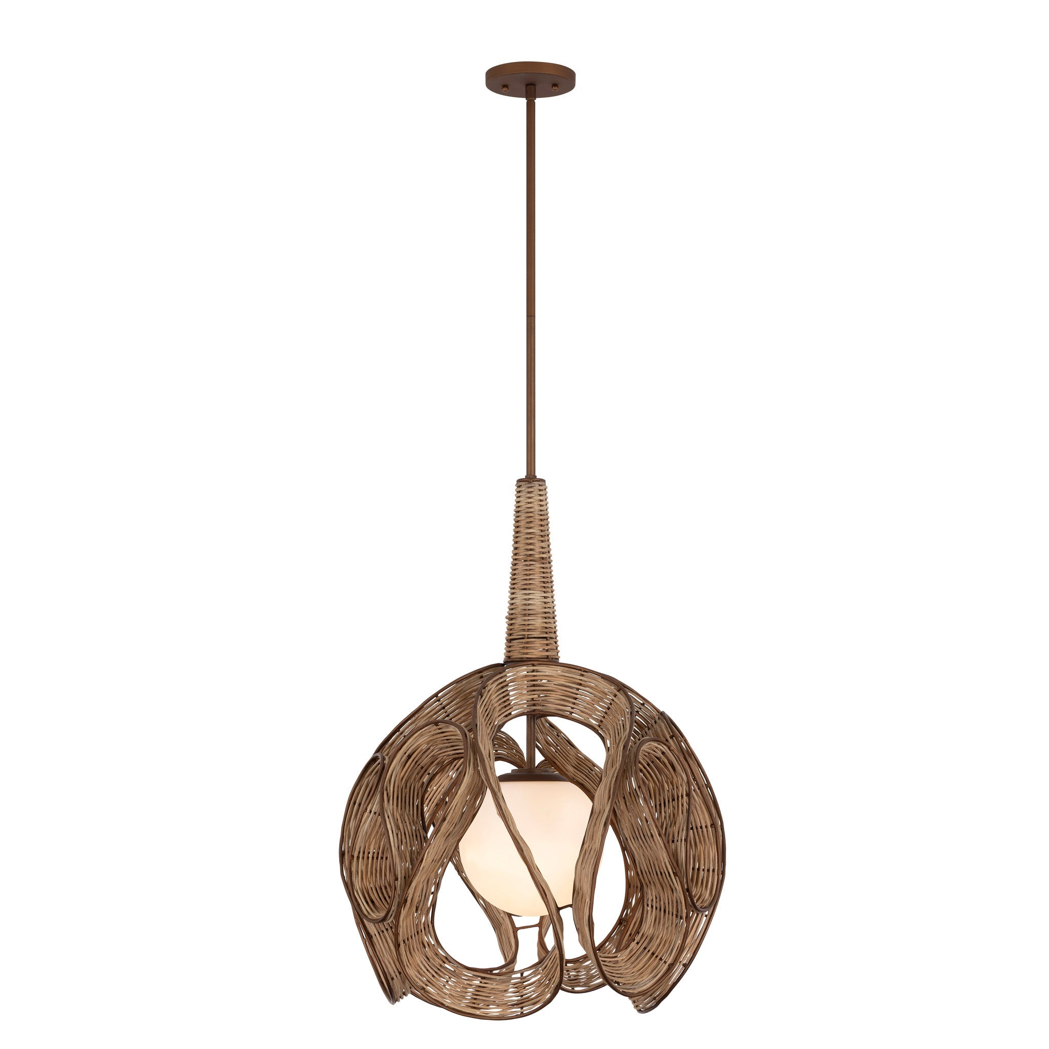 Varaluz - 564P01MHO - One Light Pendant - Swaylo - Hammered Ore