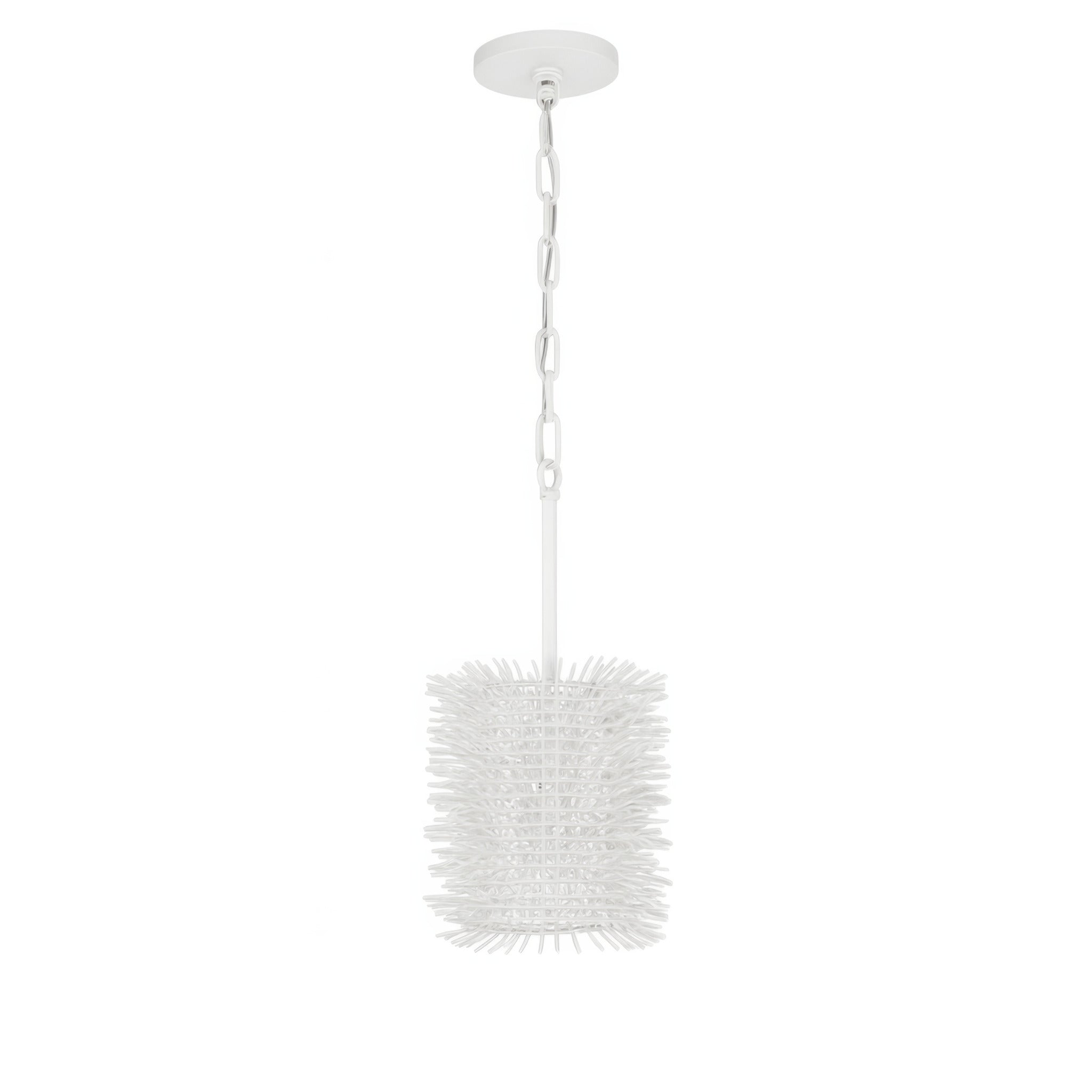 Varaluz - 569M01WH - One Light Pendant - Urchin - White