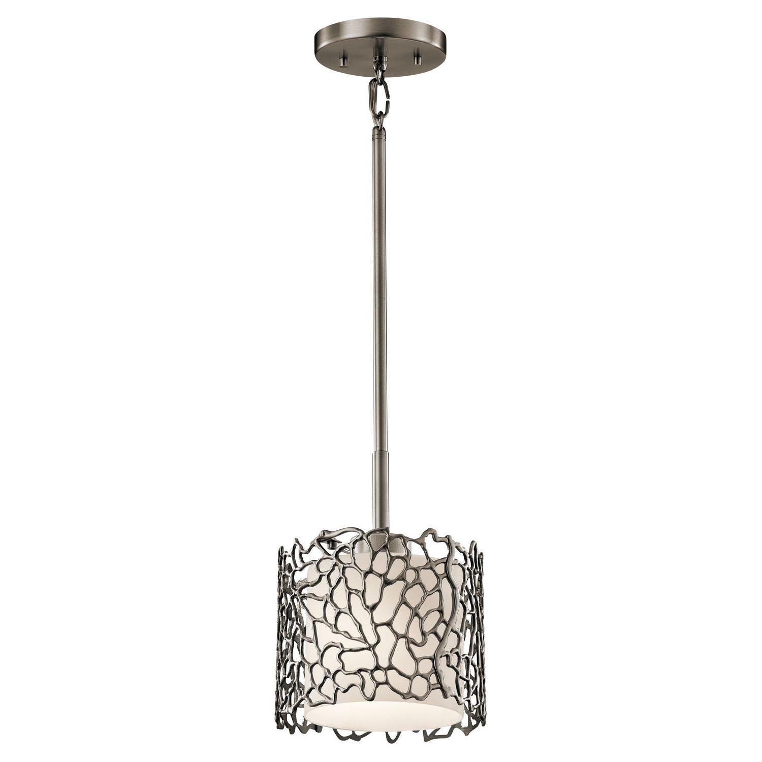 Kichler - Silver Coral Mini Pendant - 43349CLP - Canada Light Shop
