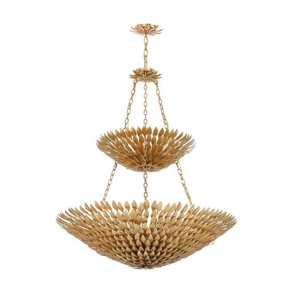 Crystorama - Broche 18 Light Chandelier - 599-GA - Canada Light Shop