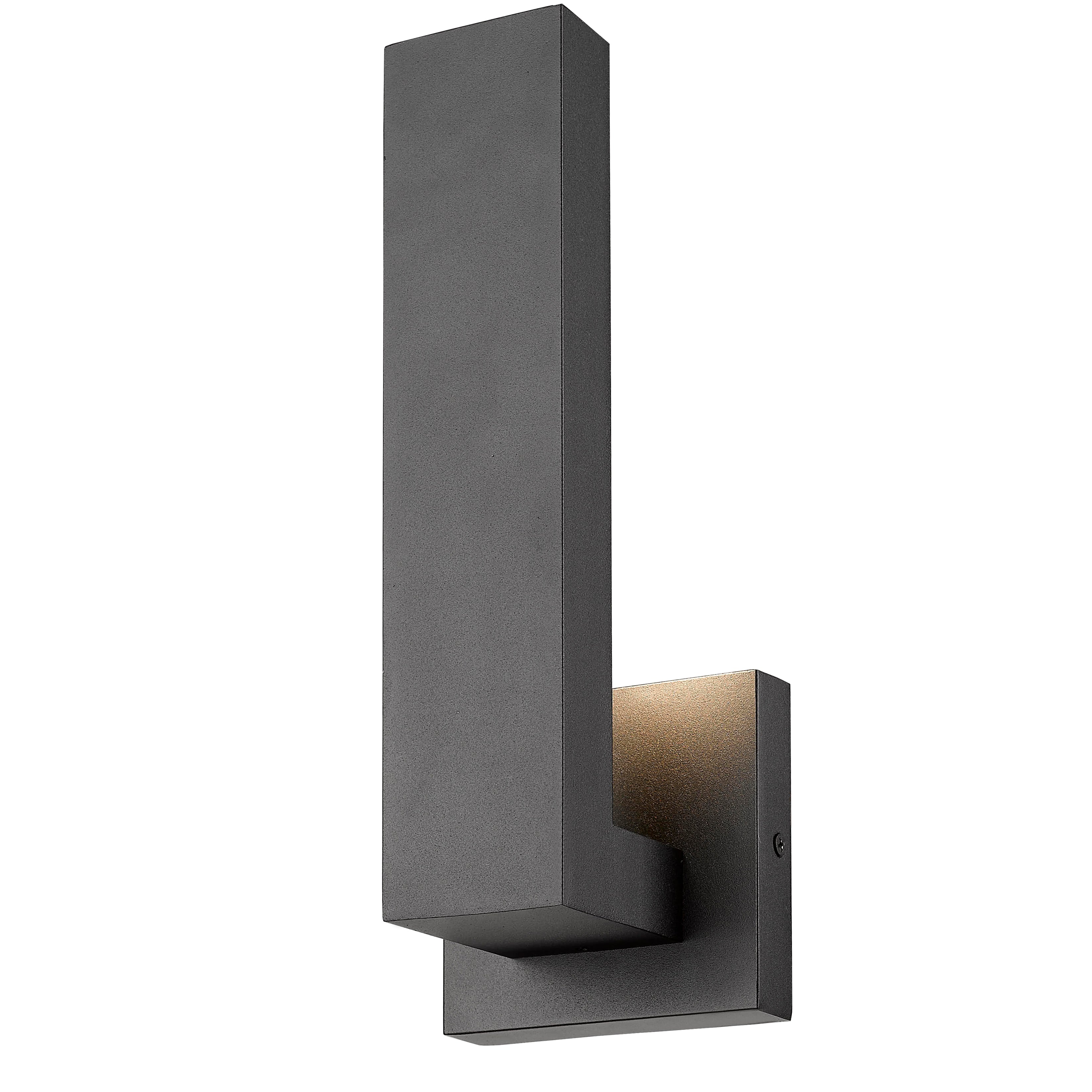 Z-Lite 576S-BK-LED Edge Outdoor Wall Light in Matte Black