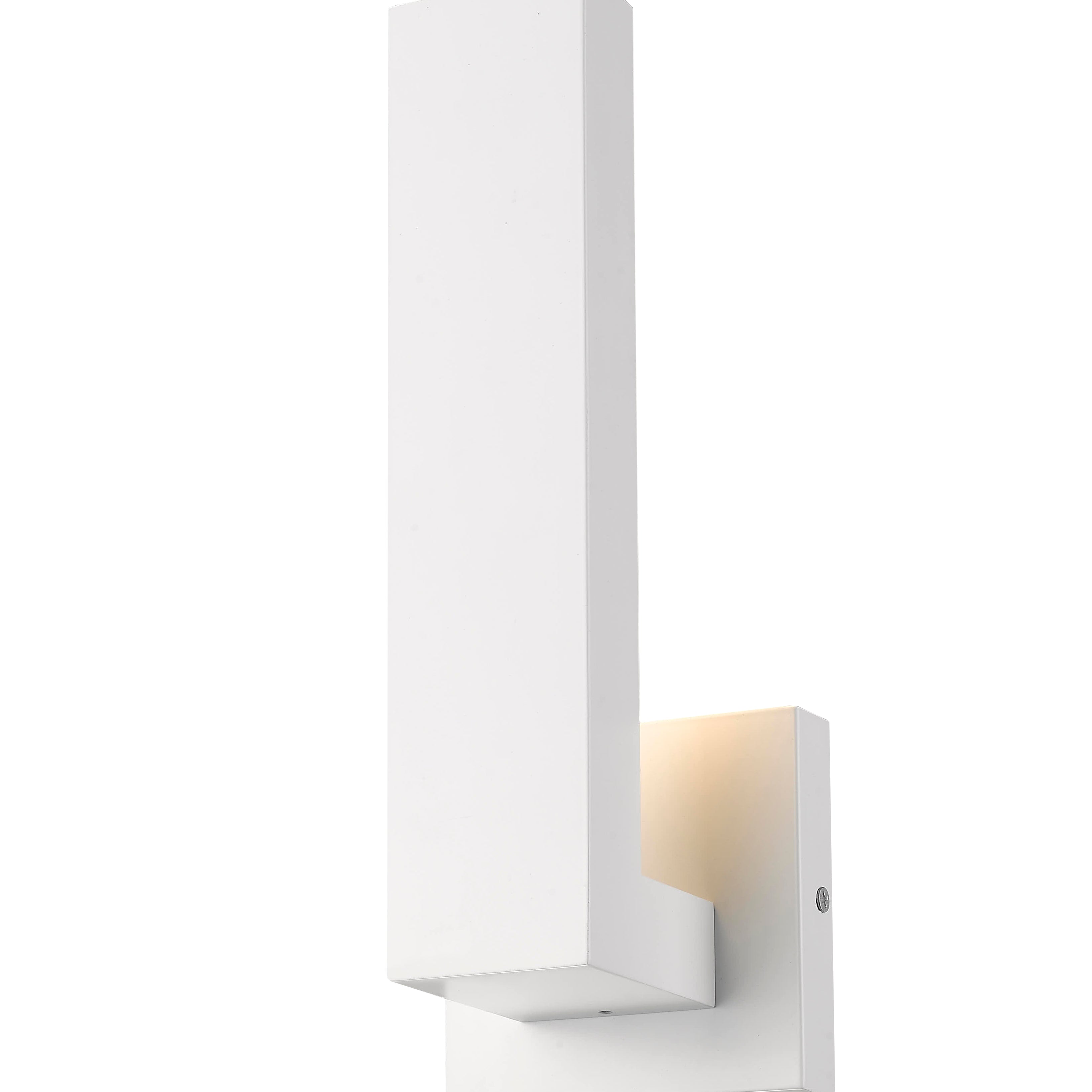 Z-Lite 576S-WH-LED Edge Outdoor Wall Light in Pure White
