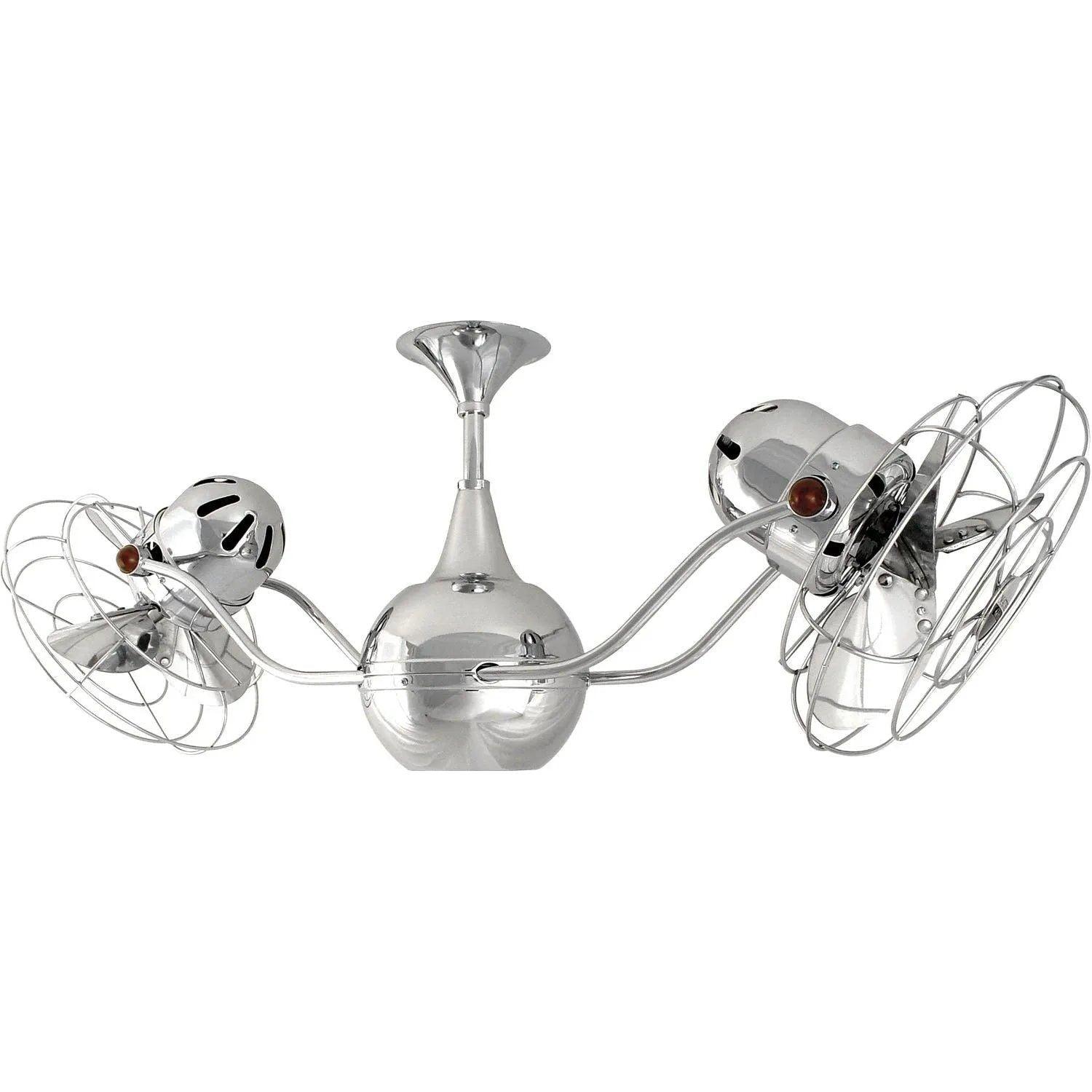 Matthews Fan Company - Vent-Bettina 42" Ceiling Fan - Damp - VB-CR-MTL-DAMP - Canada Light Shop