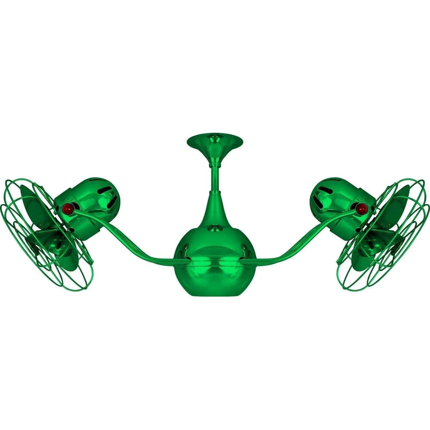 Matthews Fan Company - Vent-Bettina 42" Ceiling Fan - VB-GREEN-MTL - Canada Light Shop
