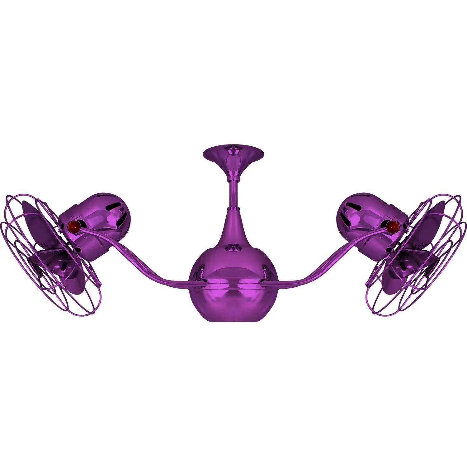 Matthews Fan Company - Vent-Bettina 42" Ceiling Fan - VB-LTPURPLE-MTL - Canada Light Shop