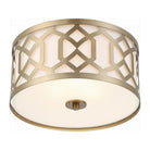 Crystorama - Jennings Three Light Ceiling Mount - 2263-AG - Canada Light Shop