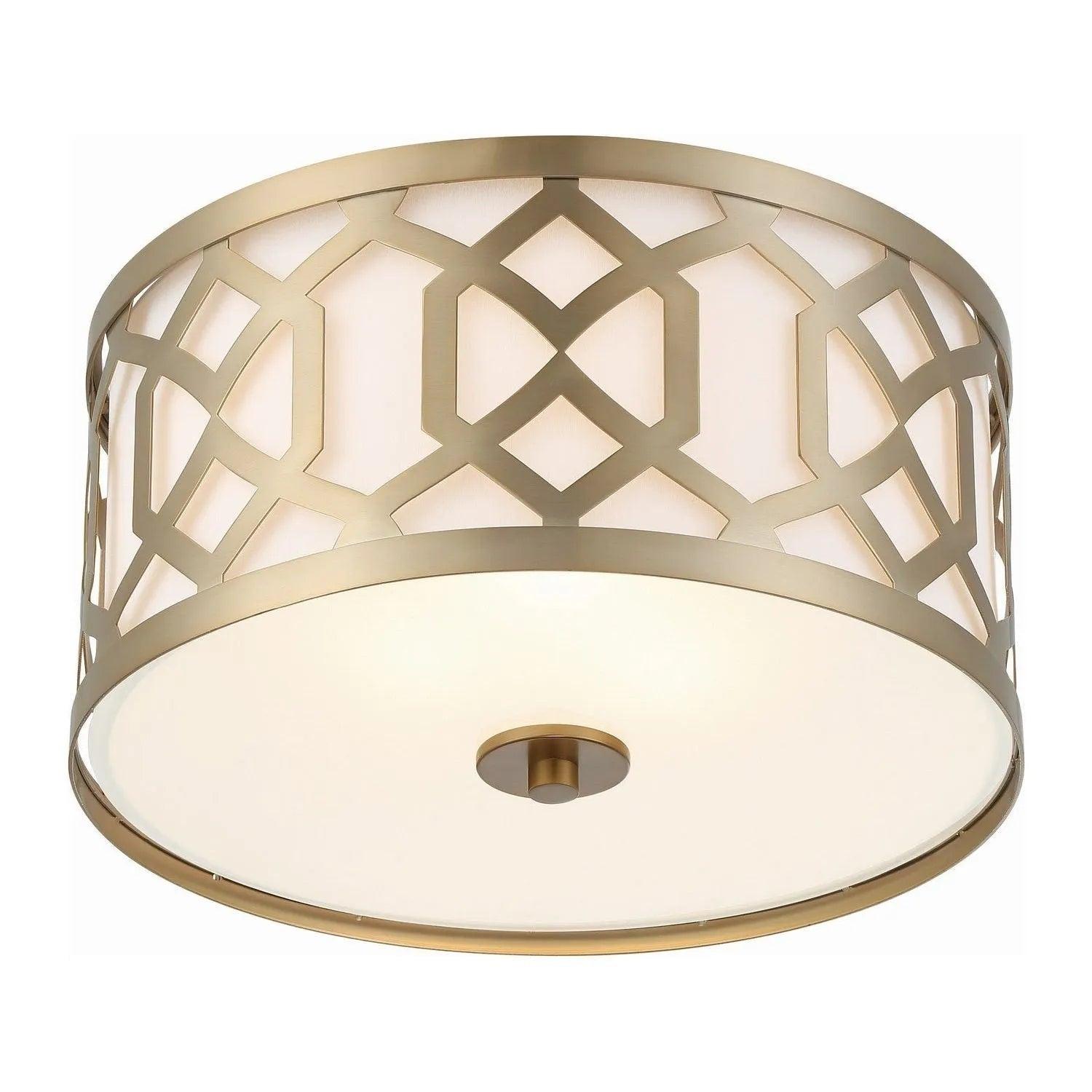 Crystorama - Jennings Three Light Ceiling Mount - 2263-AG - Canada Light Shop