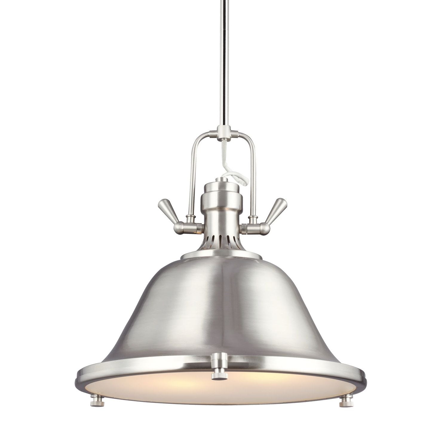 Generation Lighting Canada - 6514402-962 - Two Light Pendant - Stone Street - Brushed Nickel