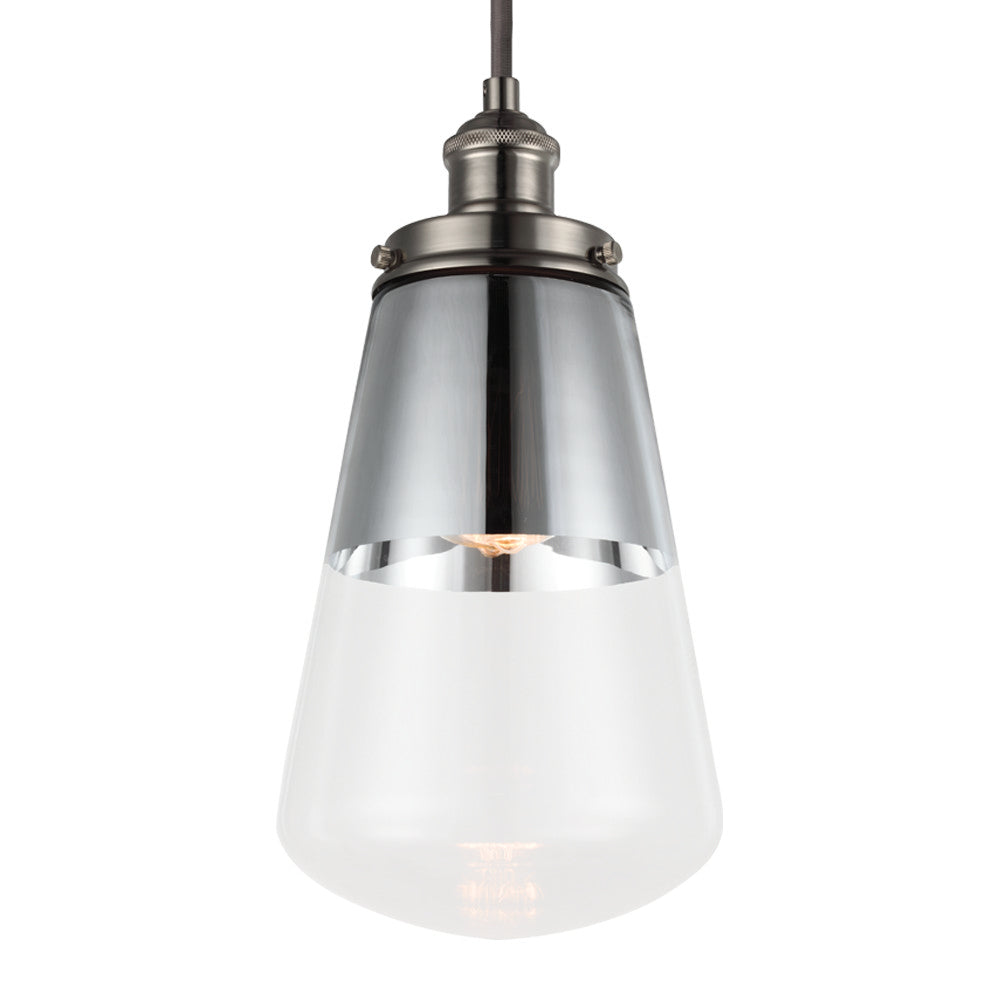 Visual Comfort Studio Canada - P1372PN - One Light Pendant - Waveform - Polished Nickel