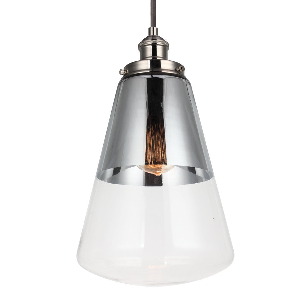 Visual Comfort Studio Canada - P1373PN - One Light Pendant - Waveform - Polished Nickel
