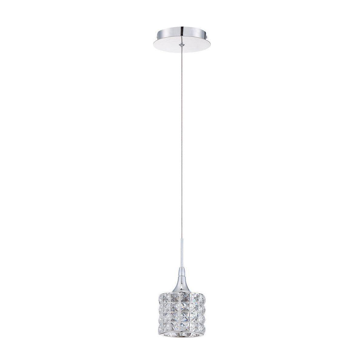 Kendal Lighting - Lustra Pendant - PF61-1LPE-CH - Canada Light Shop