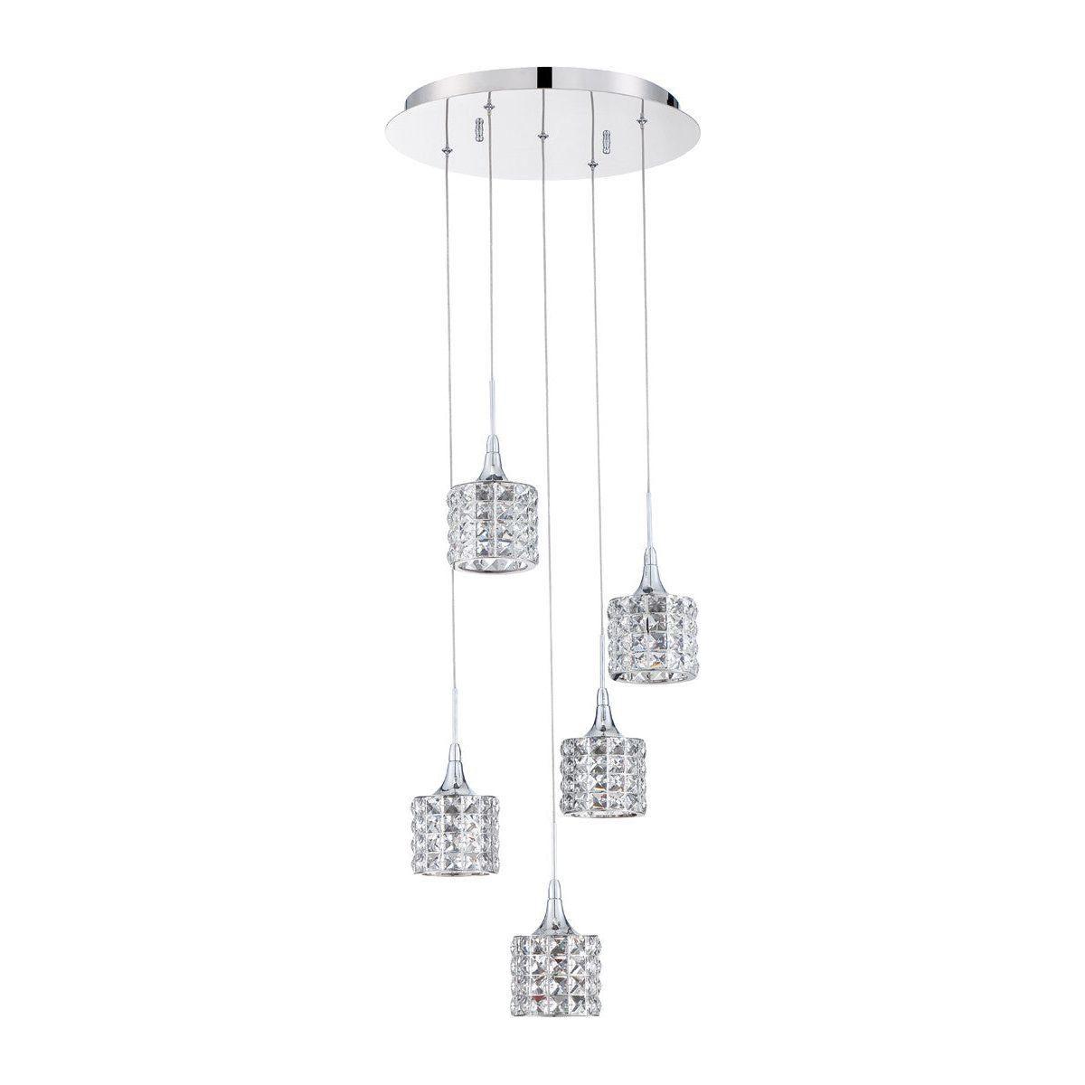 Kendal Lighting - Lustra Pan - PF61-5LPA-CH - Canada Light Shop